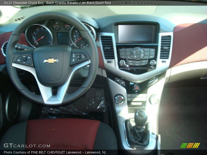 Dashboard of 2012 Cruze Eco