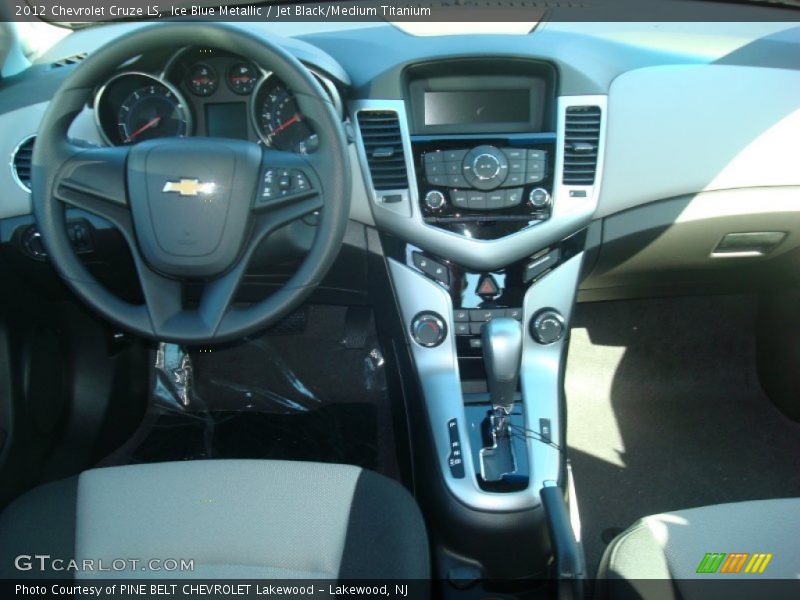 Ice Blue Metallic / Jet Black/Medium Titanium 2012 Chevrolet Cruze LS