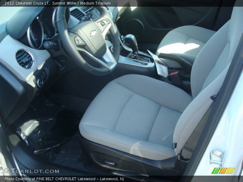 Summit White / Medium Titanium 2012 Chevrolet Cruze LT