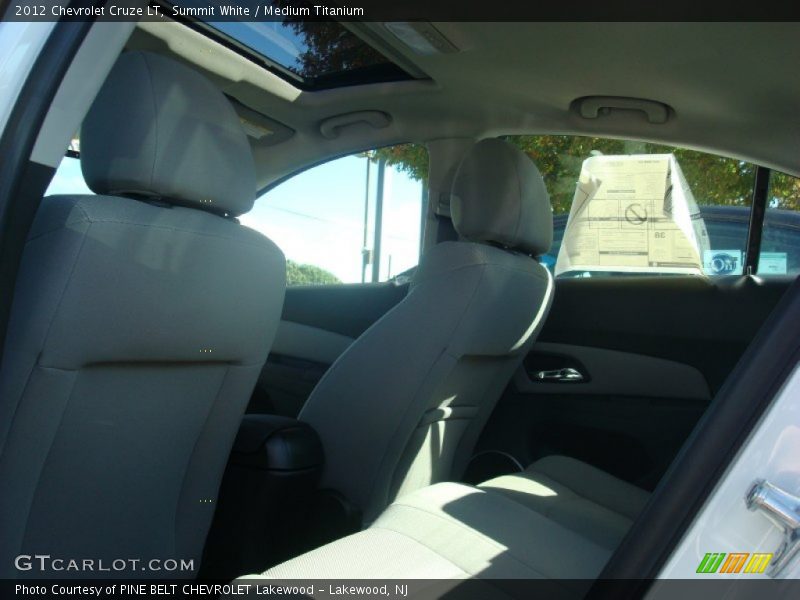 Summit White / Medium Titanium 2012 Chevrolet Cruze LT