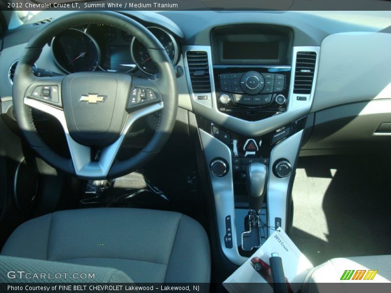 Summit White / Medium Titanium 2012 Chevrolet Cruze LT