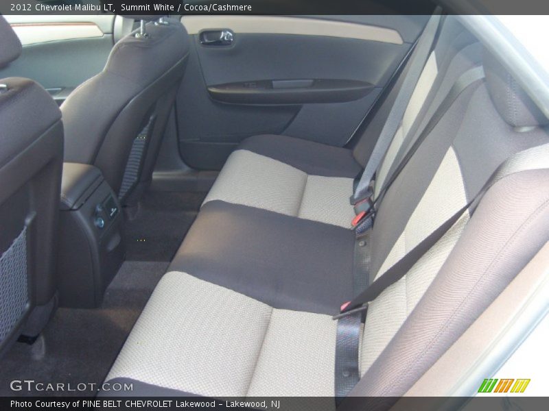 Summit White / Cocoa/Cashmere 2012 Chevrolet Malibu LT