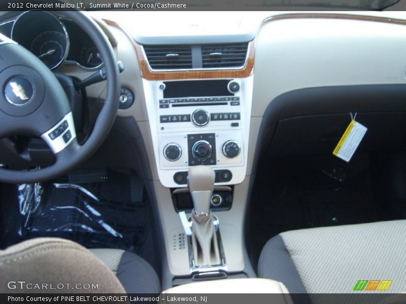 Summit White / Cocoa/Cashmere 2012 Chevrolet Malibu LT