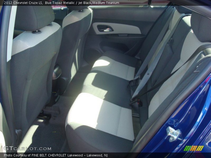 Blue Topaz Metallic / Jet Black/Medium Titanium 2012 Chevrolet Cruze LS