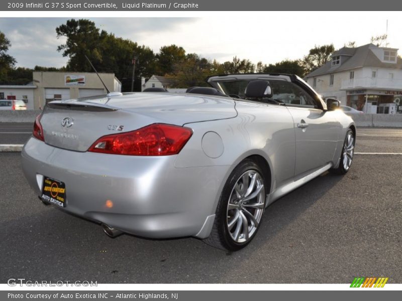  2009 G 37 S Sport Convertible Liquid Platinum