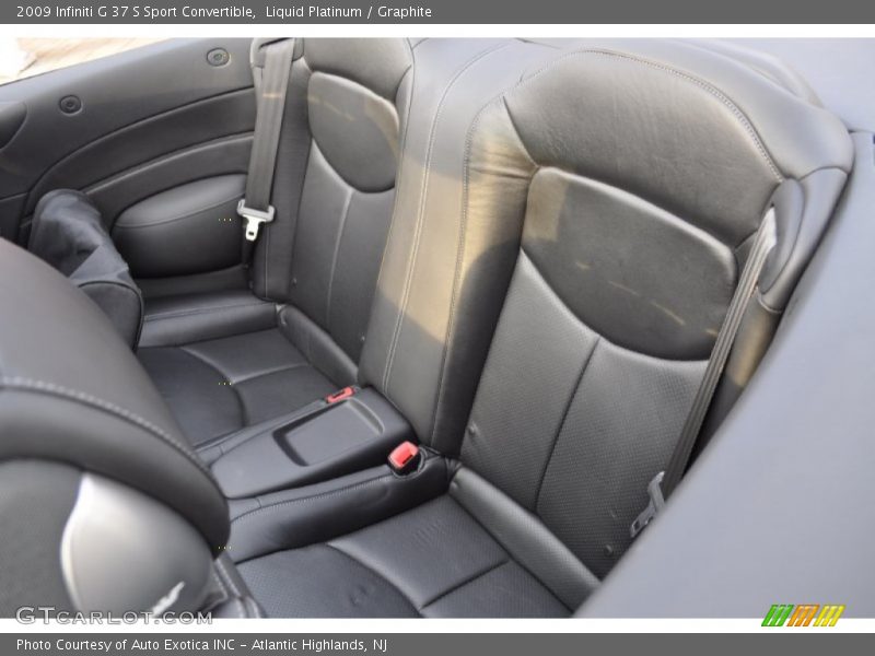  2009 G 37 S Sport Convertible Graphite Interior