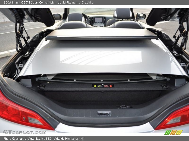 Liquid Platinum / Graphite 2009 Infiniti G 37 S Sport Convertible