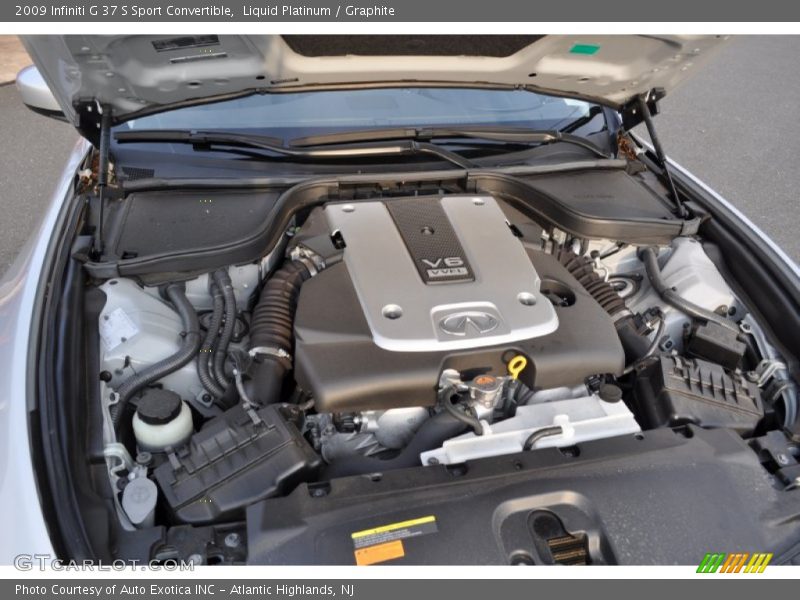  2009 G 37 S Sport Convertible Engine - 3.7 Liter DOHC 24-Valve VVEL V6