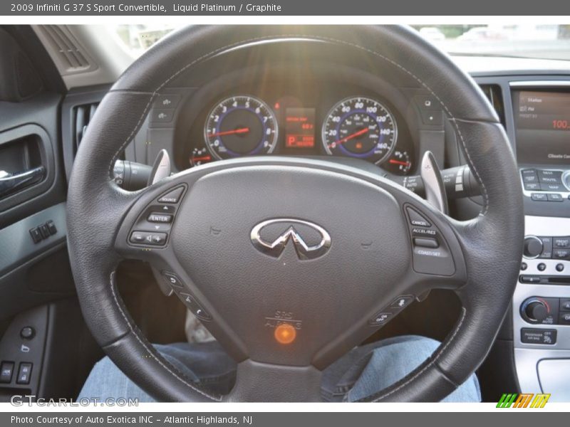 Liquid Platinum / Graphite 2009 Infiniti G 37 S Sport Convertible