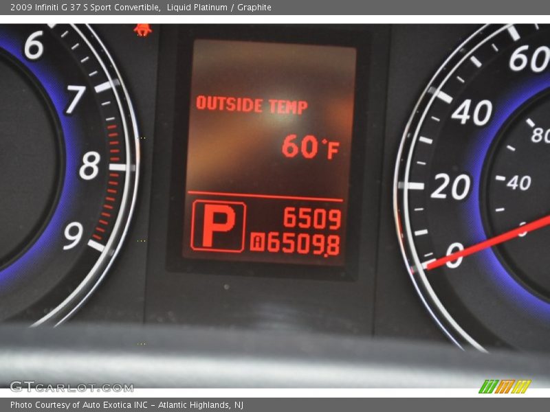 Liquid Platinum / Graphite 2009 Infiniti G 37 S Sport Convertible
