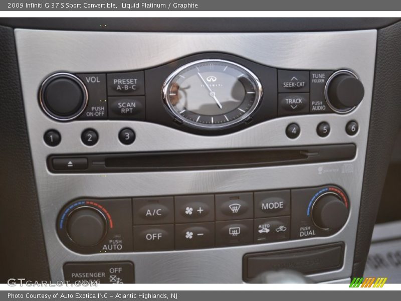 Liquid Platinum / Graphite 2009 Infiniti G 37 S Sport Convertible