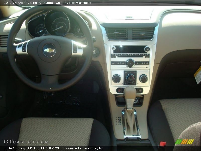 Summit White / Cocoa/Cashmere 2012 Chevrolet Malibu LS