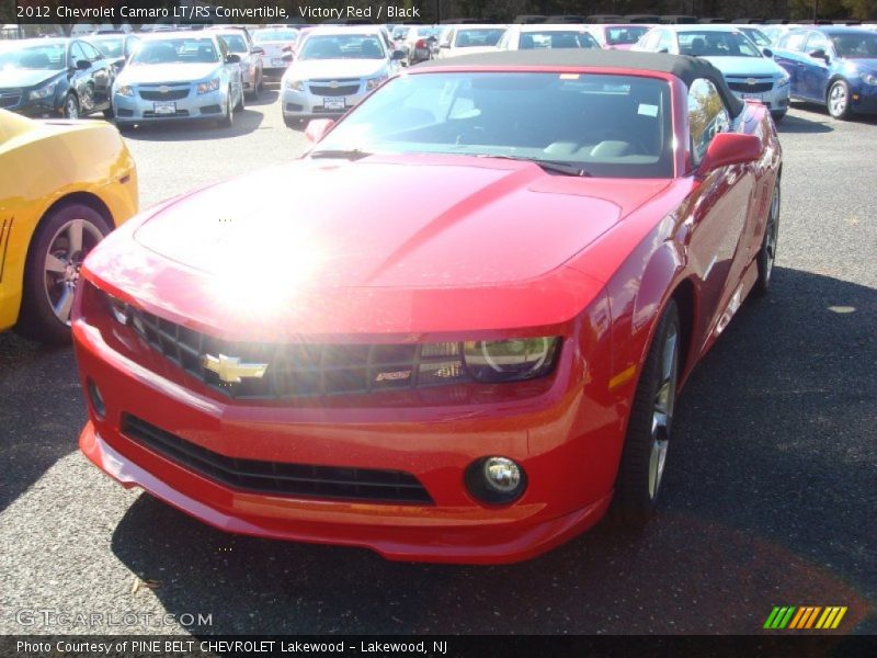 Victory Red / Black 2012 Chevrolet Camaro LT/RS Convertible