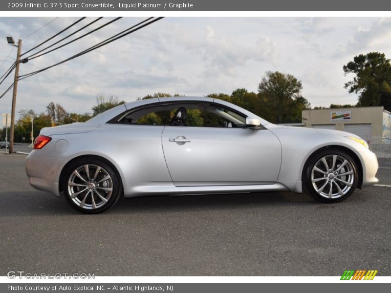  2009 G 37 S Sport Convertible Liquid Platinum