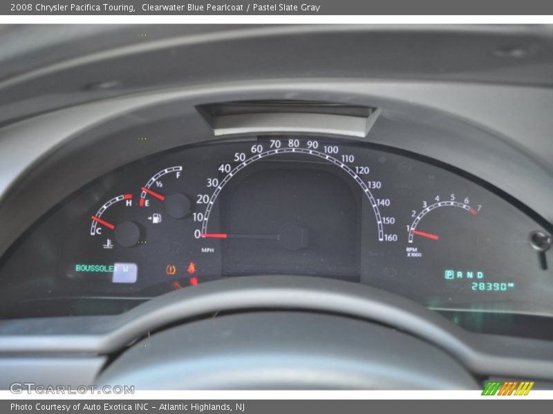 Clearwater Blue Pearlcoat / Pastel Slate Gray 2008 Chrysler Pacifica Touring
