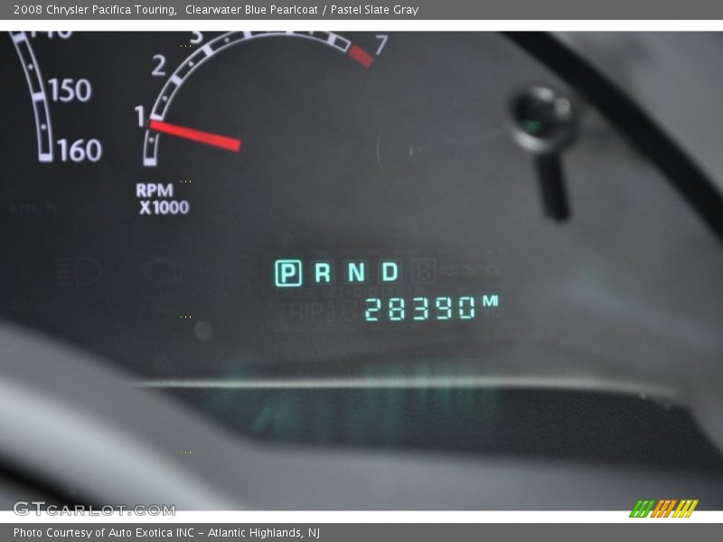 Clearwater Blue Pearlcoat / Pastel Slate Gray 2008 Chrysler Pacifica Touring