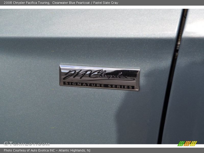 Clearwater Blue Pearlcoat / Pastel Slate Gray 2008 Chrysler Pacifica Touring