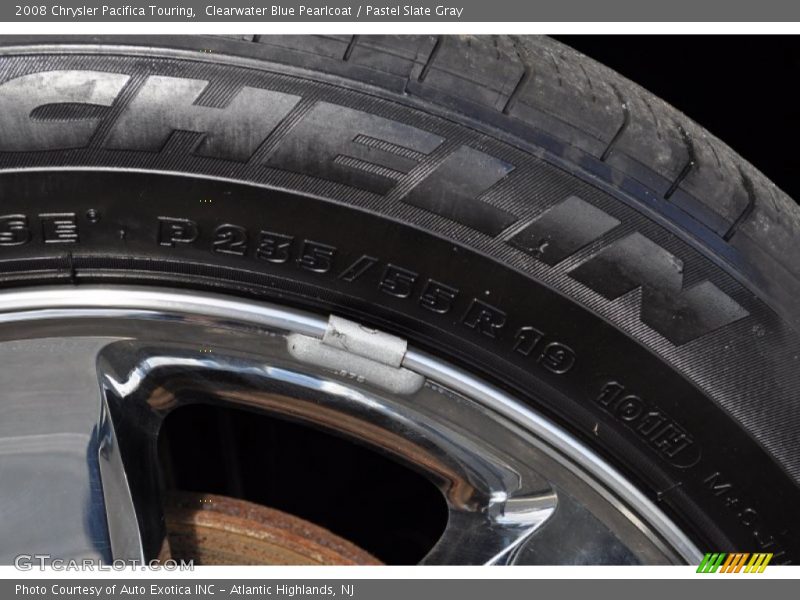 Clearwater Blue Pearlcoat / Pastel Slate Gray 2008 Chrysler Pacifica Touring