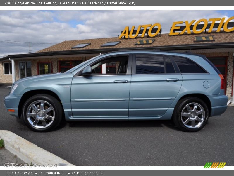 Clearwater Blue Pearlcoat / Pastel Slate Gray 2008 Chrysler Pacifica Touring