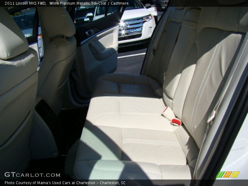 White Platinum Metallic Tri-Coat / Cashmere 2011 Lincoln MKS FWD