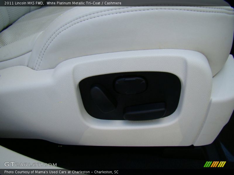 White Platinum Metallic Tri-Coat / Cashmere 2011 Lincoln MKS FWD