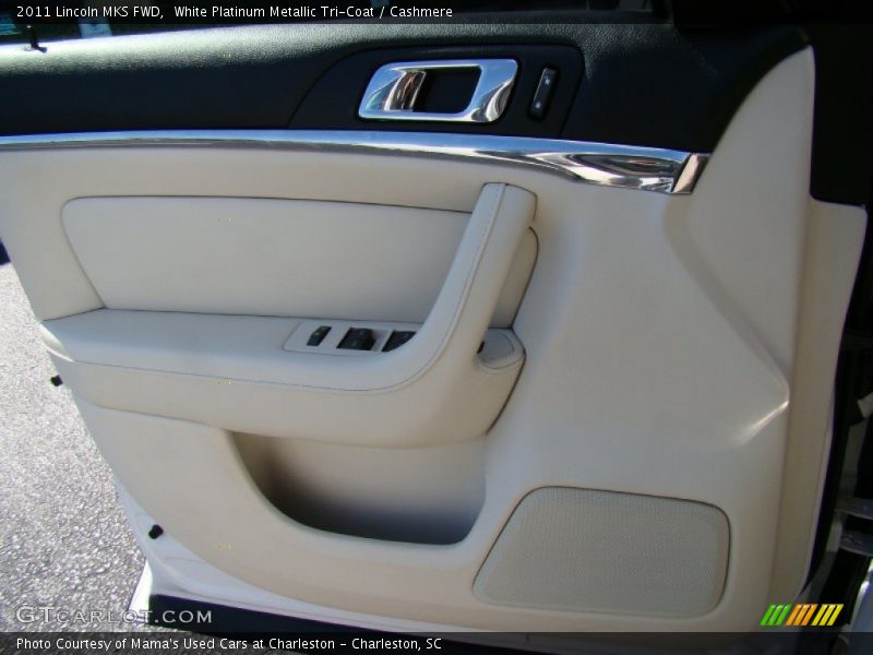 White Platinum Metallic Tri-Coat / Cashmere 2011 Lincoln MKS FWD