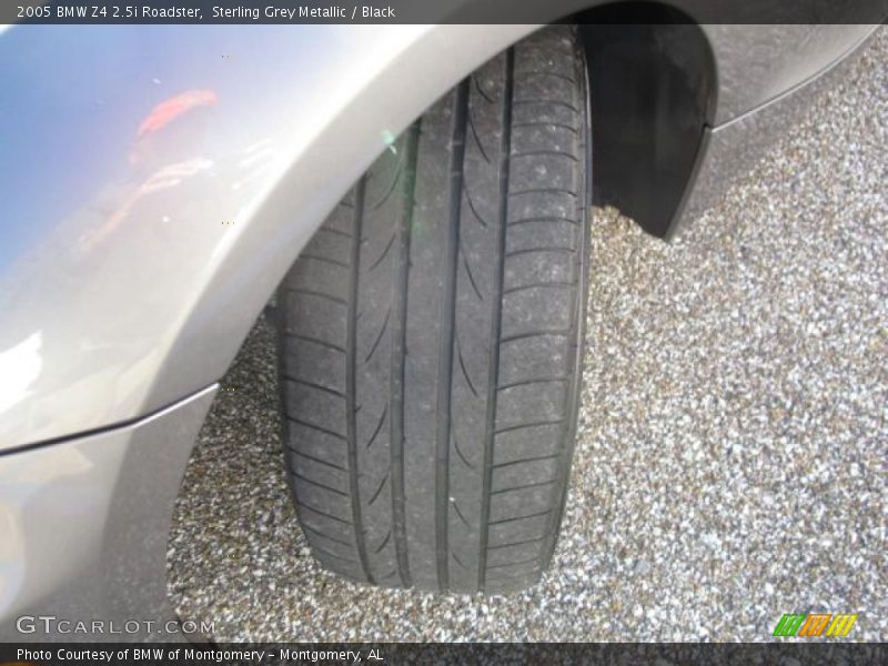 Sterling Grey Metallic / Black 2005 BMW Z4 2.5i Roadster