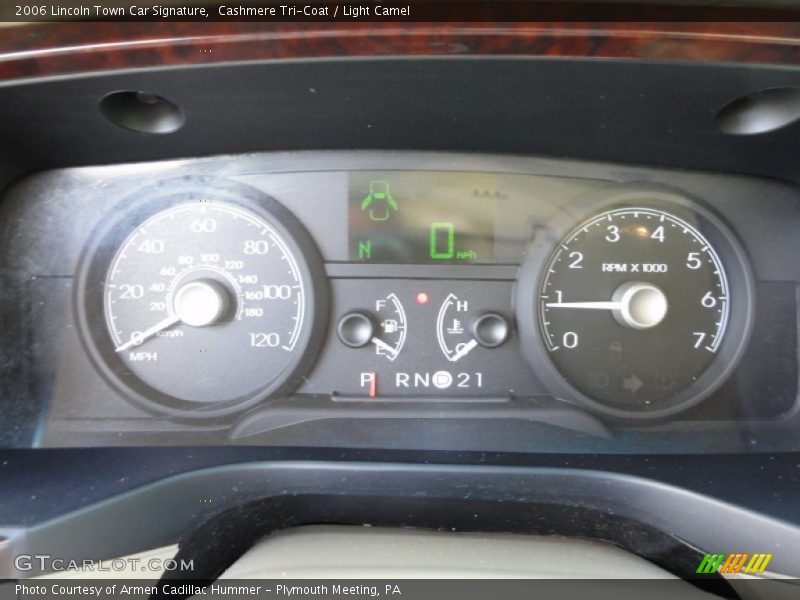  2006 Town Car Signature Signature Gauges