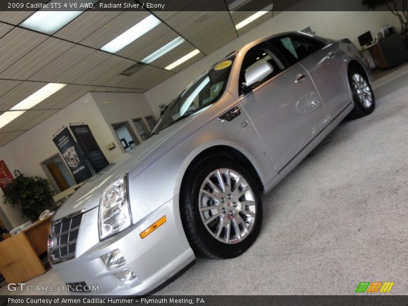 Radiant Silver / Ebony 2009 Cadillac STS 4 V6 AWD