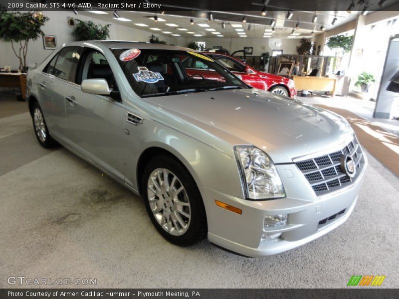 Radiant Silver / Ebony 2009 Cadillac STS 4 V6 AWD