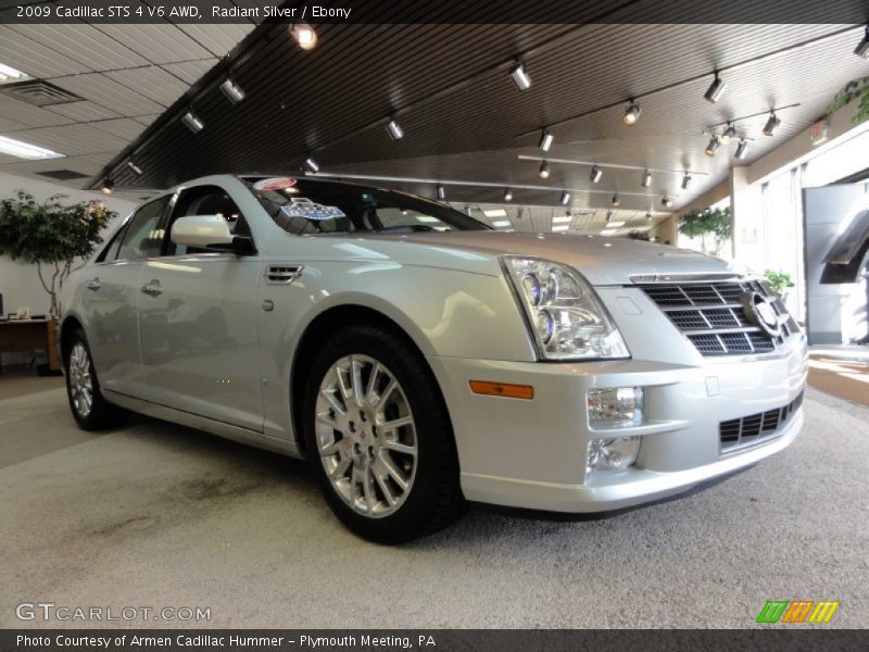 Radiant Silver / Ebony 2009 Cadillac STS 4 V6 AWD