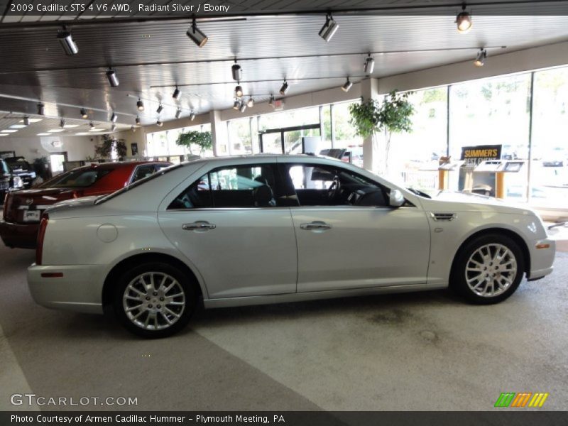 Radiant Silver / Ebony 2009 Cadillac STS 4 V6 AWD