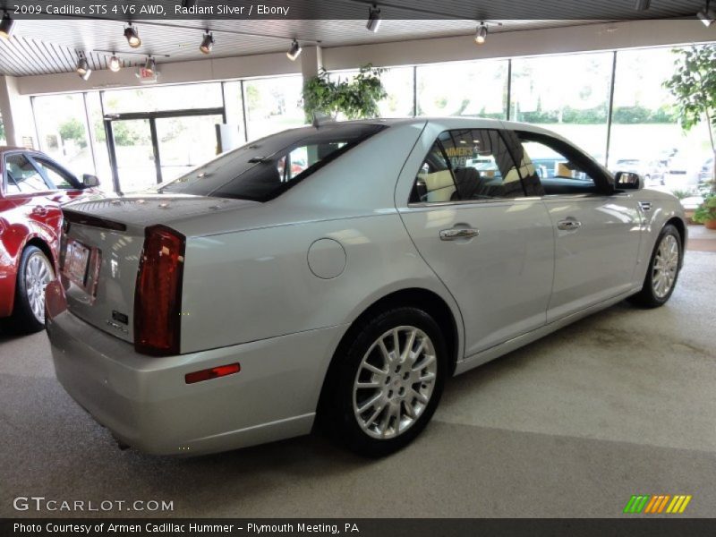 Radiant Silver / Ebony 2009 Cadillac STS 4 V6 AWD