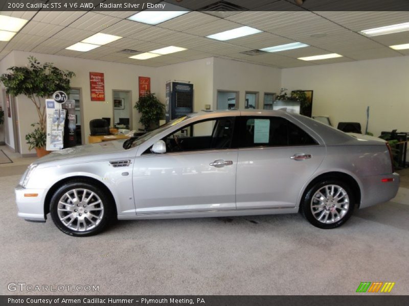 Radiant Silver / Ebony 2009 Cadillac STS 4 V6 AWD
