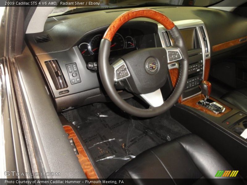 Radiant Silver / Ebony 2009 Cadillac STS 4 V6 AWD