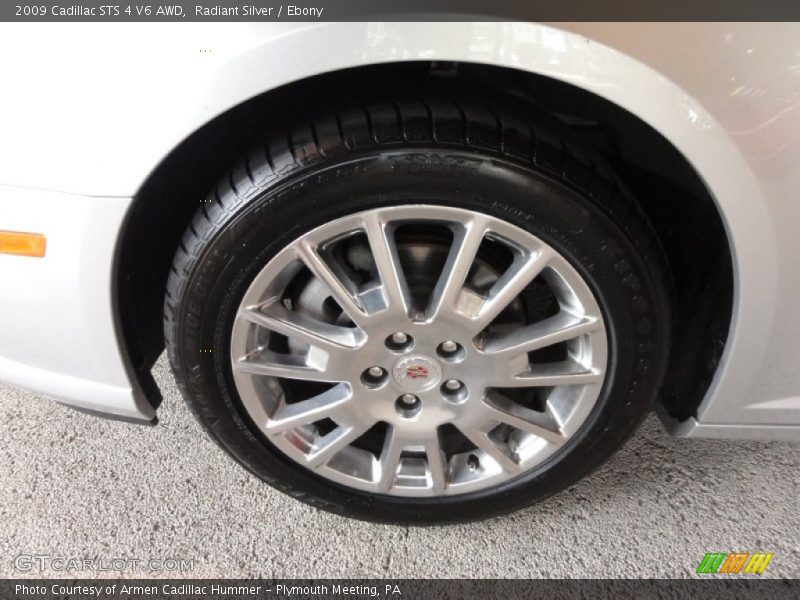 Radiant Silver / Ebony 2009 Cadillac STS 4 V6 AWD