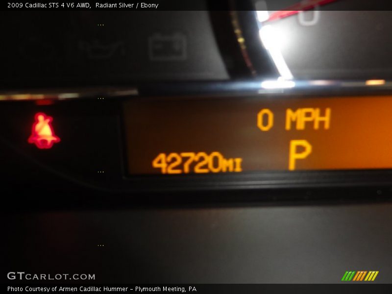 Radiant Silver / Ebony 2009 Cadillac STS 4 V6 AWD