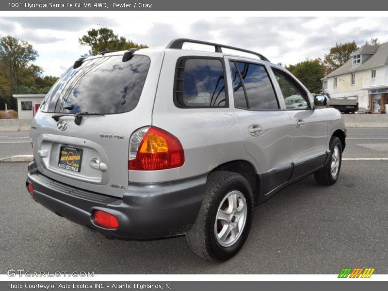 Pewter / Gray 2001 Hyundai Santa Fe GL V6 4WD