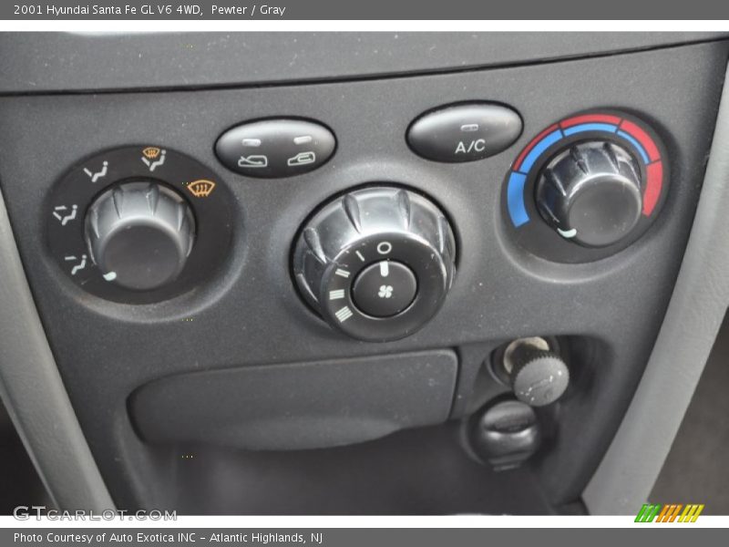 Pewter / Gray 2001 Hyundai Santa Fe GL V6 4WD