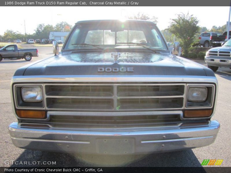 Charcoal Gray Metallic / Gray 1986 Dodge Ram Truck D150 Ram Regular Cab