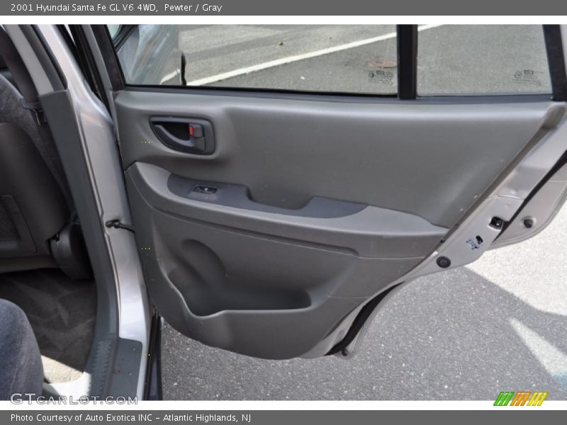Pewter / Gray 2001 Hyundai Santa Fe GL V6 4WD