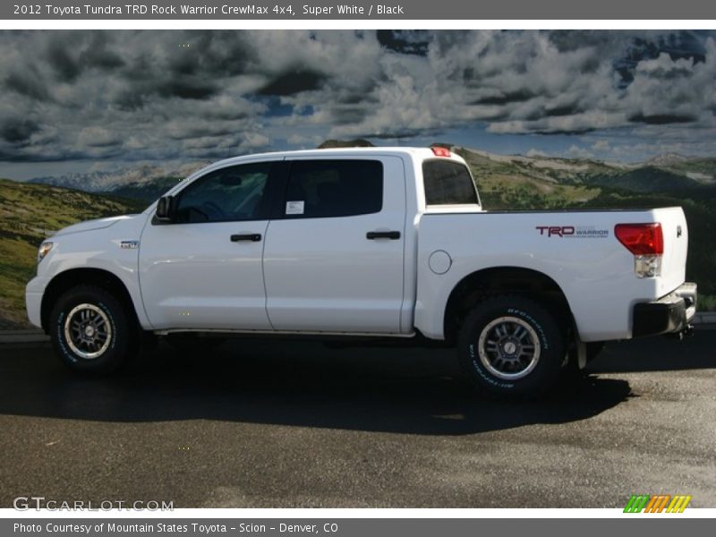 Super White / Black 2012 Toyota Tundra TRD Rock Warrior CrewMax 4x4