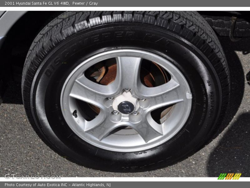 Pewter / Gray 2001 Hyundai Santa Fe GL V6 4WD