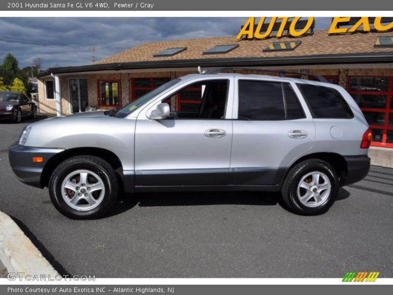 Pewter / Gray 2001 Hyundai Santa Fe GL V6 4WD