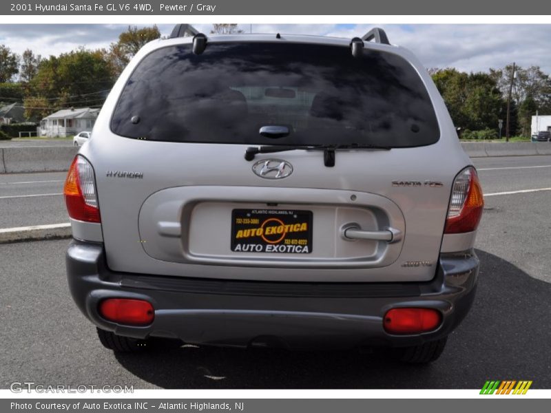 Pewter / Gray 2001 Hyundai Santa Fe GL V6 4WD
