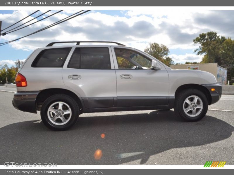 Pewter / Gray 2001 Hyundai Santa Fe GL V6 4WD