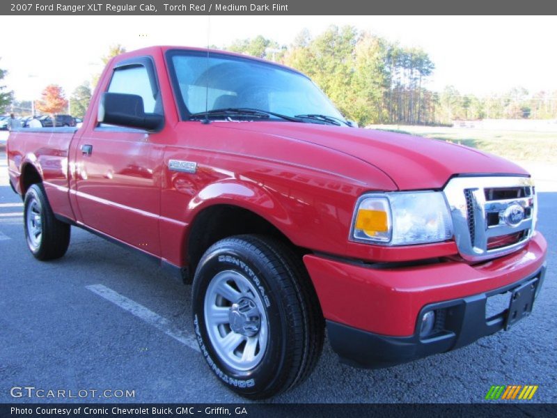 Torch Red / Medium Dark Flint 2007 Ford Ranger XLT Regular Cab