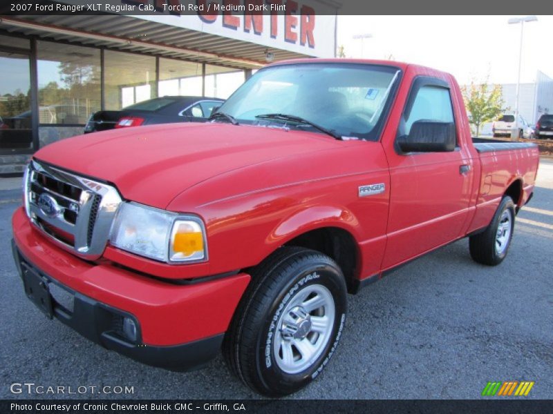 Torch Red / Medium Dark Flint 2007 Ford Ranger XLT Regular Cab