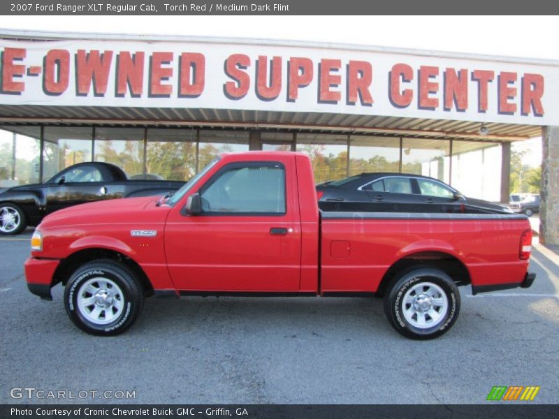 Torch Red / Medium Dark Flint 2007 Ford Ranger XLT Regular Cab