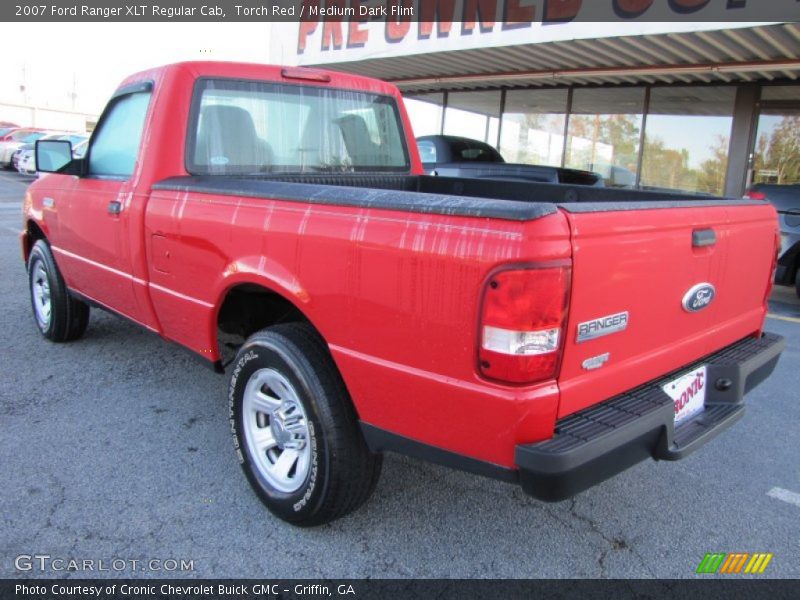 Torch Red / Medium Dark Flint 2007 Ford Ranger XLT Regular Cab